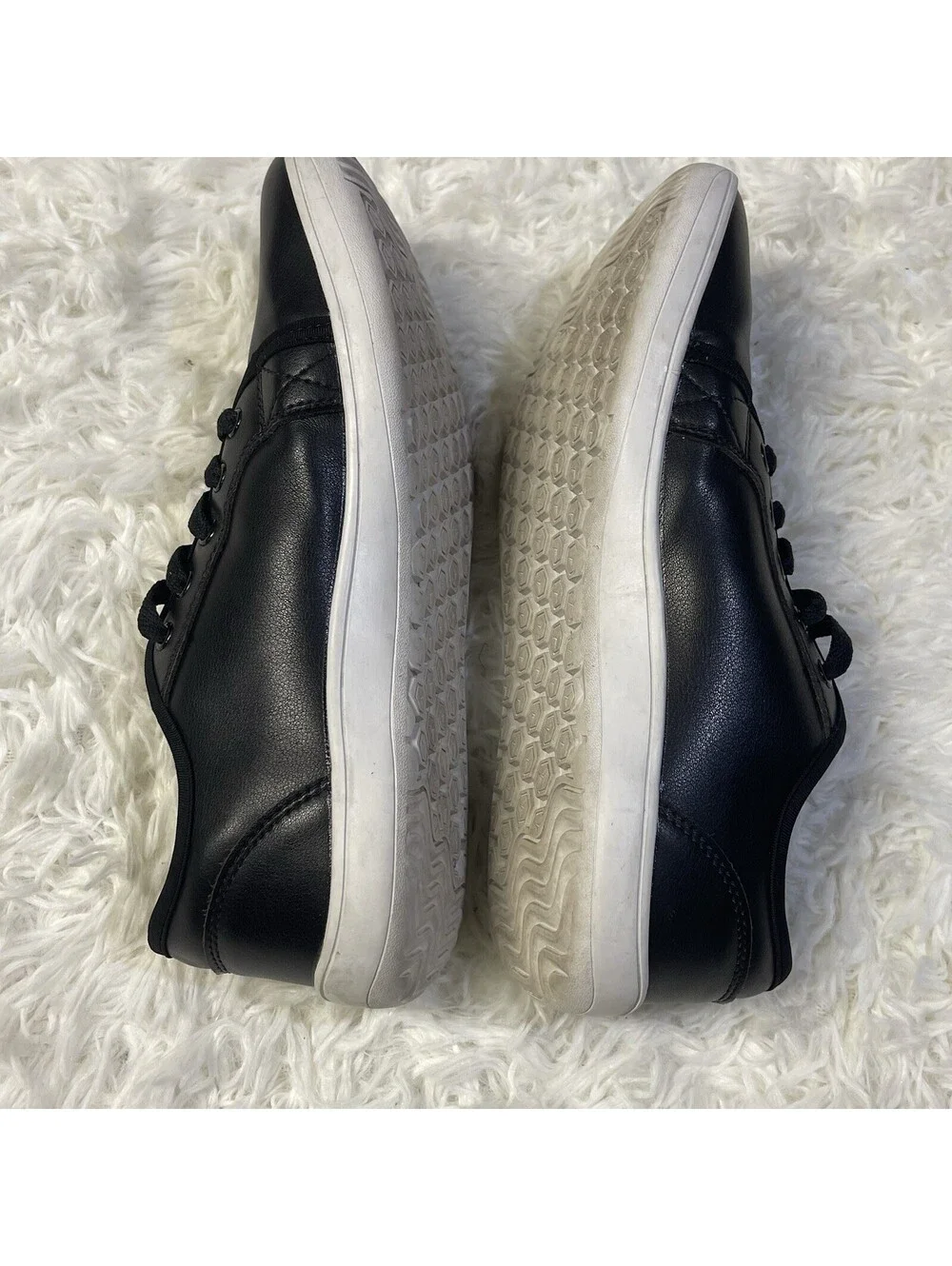 HOBIBEAR Minimalist Sneakers W 9.5 M 8.5 EU 41 Black Leather Wide Toe Shoes